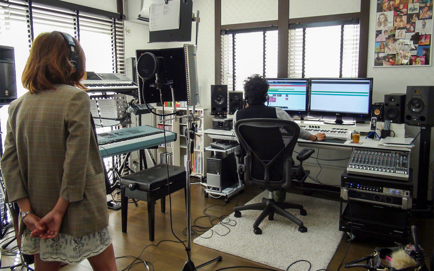 ボーカル録音＠MMP Studio