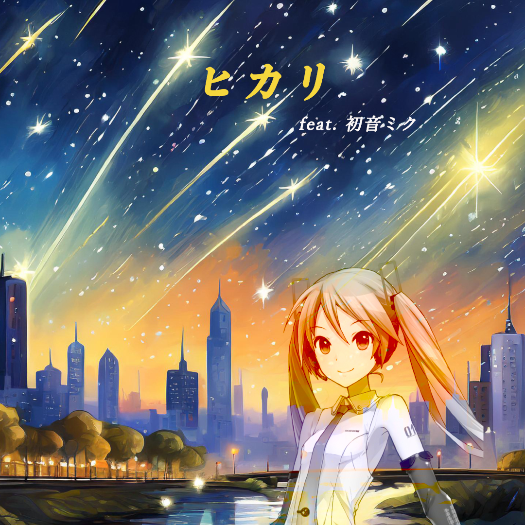 New Single ”ヒカリ feat. 初音ミク 【Remix】” リリース！（予告）