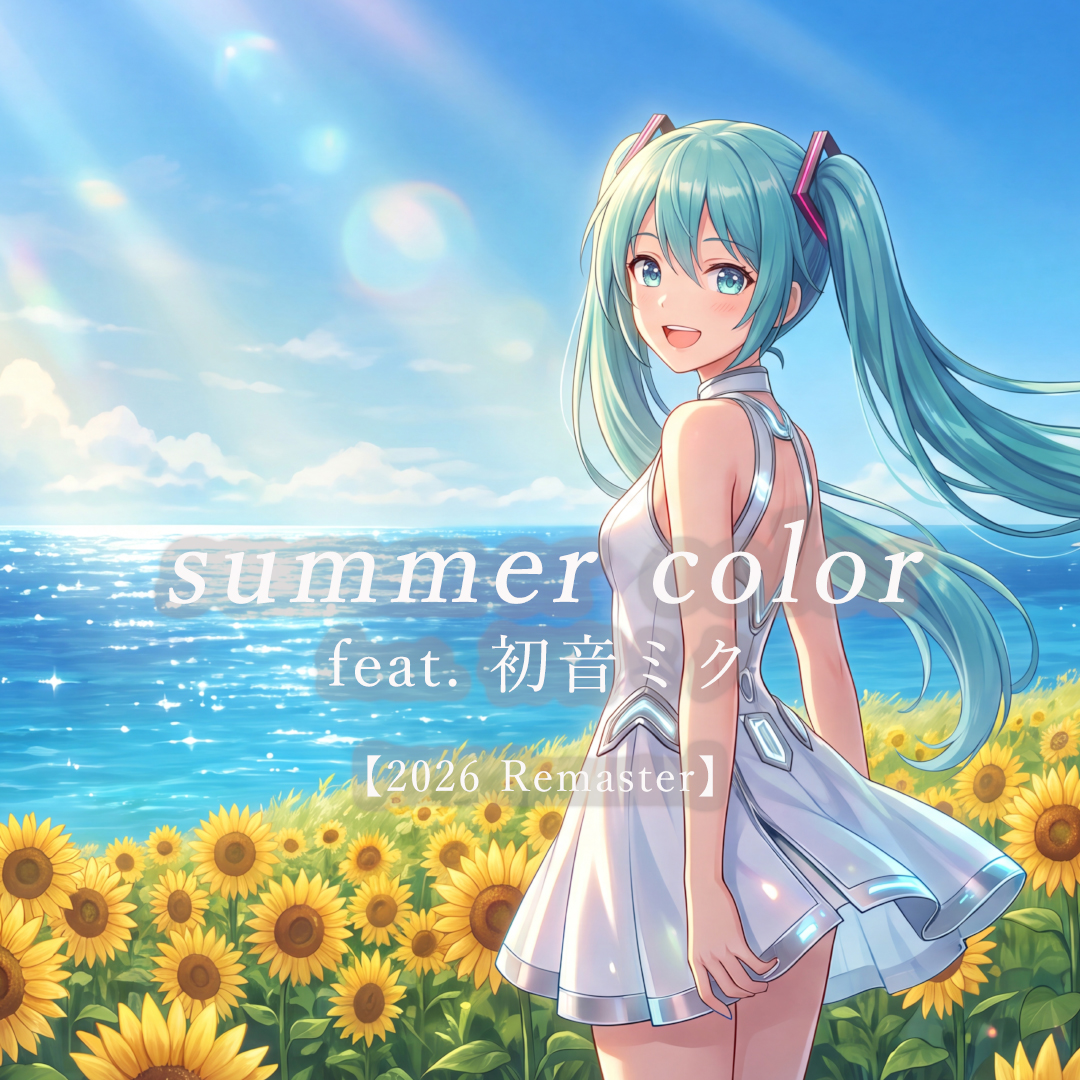 【UPCOMING】summer color feat. 初音ミク【2026 Remaster】”