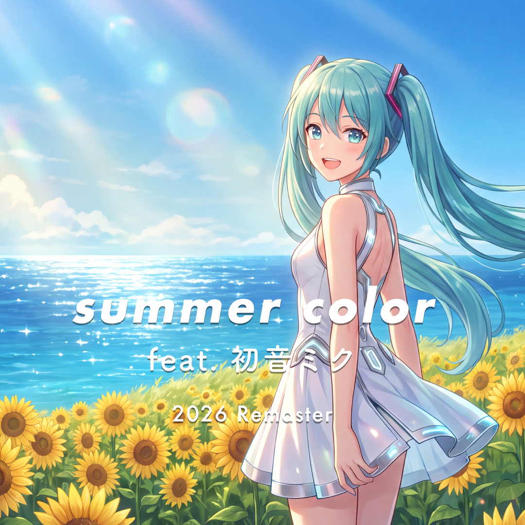 【UPCOMING】summer color feat. 初音ミク【2026 Remaster】”